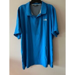 The North Face Blue Blue Polo XXL